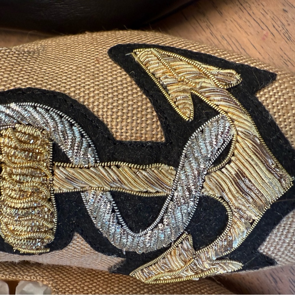 Veronica Beard  Black and Tan Embroidered Loafers NEW 1 Box original - Picture 8 of 10